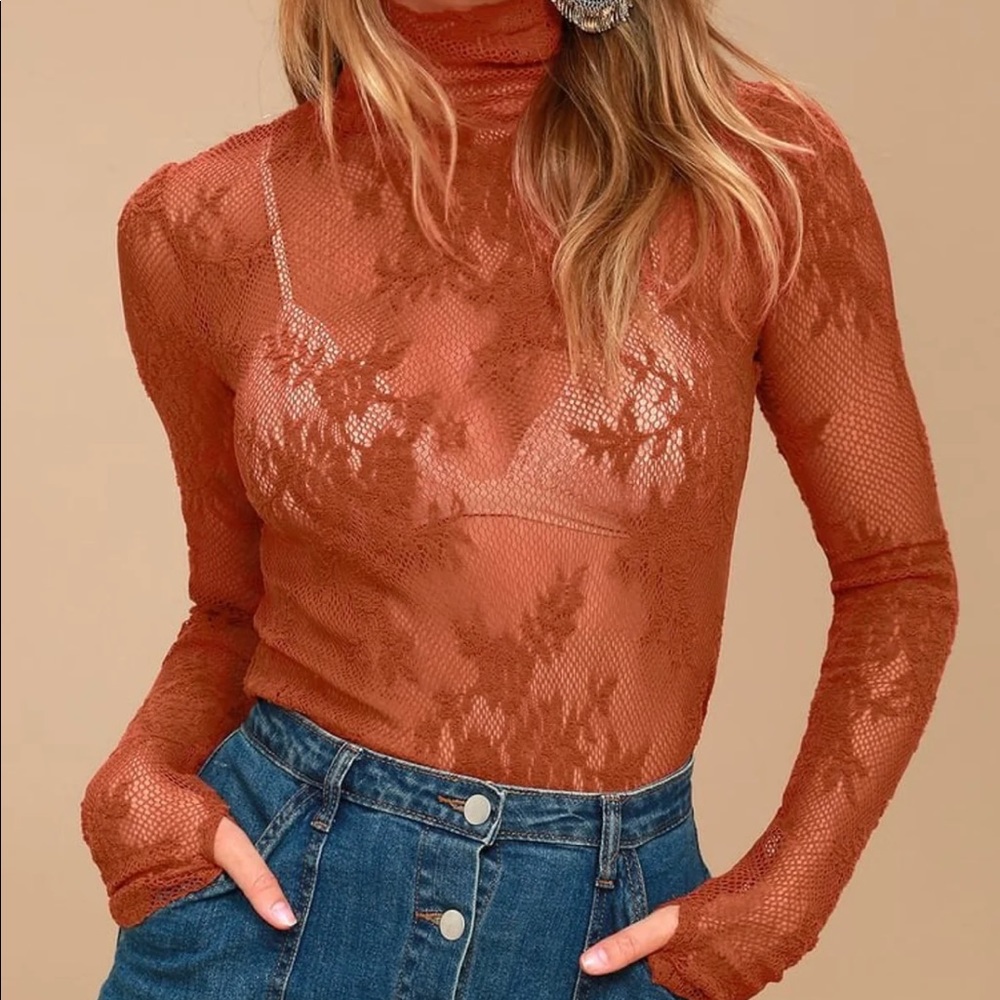Free People Lace Top